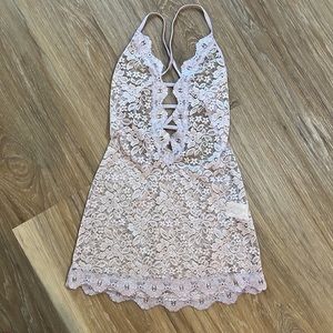🌸Lavender lace nightgown lingerie